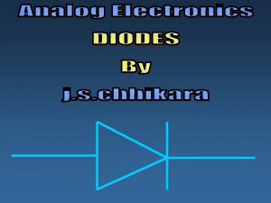 What are diodes made out of