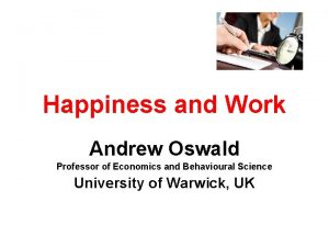 Andrew oswald happiness