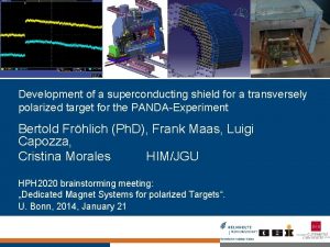 Development of a superconducting shield for a transversely