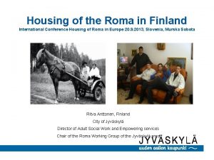Supported housing roma