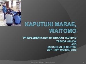 Kaputuhi marae