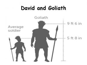 David and Goliath 1 Samuel 17 4 11