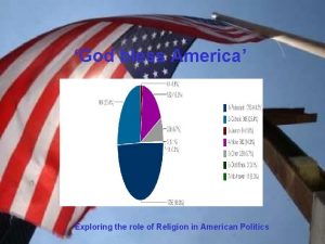 God bless America Exploring the role of Religion