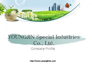 YOUNGJIN Special Industries Co Ltd Company Profile http