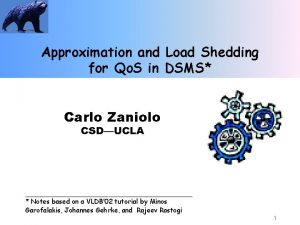 Approximation and Load Shedding for Qo S in