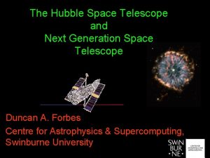 The Hubble Space Telescope and Next Generation Space
