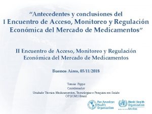 Antecedentes y conclusiones del I Encuentro de Acceso