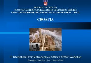 Croatian meteorological and hydrological service