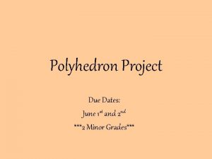 Polyhedron project