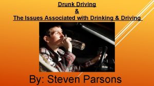 Solution for drinking and driving Solution for drinking and driving