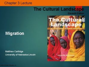 The cultural landscape chapter 3