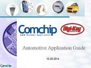 Automotive Application Guide 10 29 2014 Automotive Application