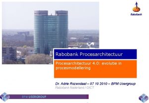 Procesarchitectuur