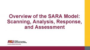 Scanning analysis response and assessment