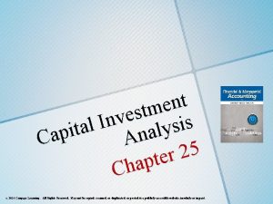 Factors that complicate capital investment analysis Factors that complicate capital investment analysis