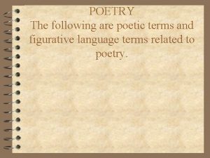 Blank verse poem structure