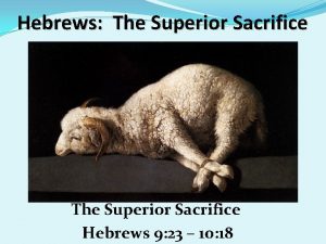 Hebrews 10 niv