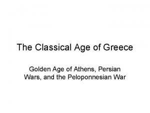 Golden age of greece