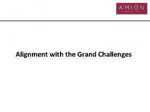 Industrial strategy grand challenges