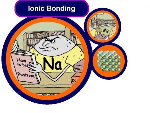 Ionic Bonding Elements are the simplest substances There