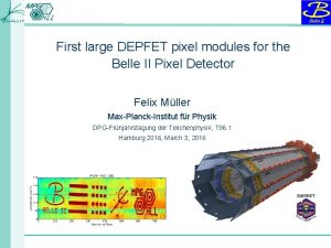 First large DEPFET pixel modules for the Belle