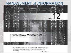 MANAGEMENT of INFORMATION SECURITY Fifth Edition INTRODUCTION TO