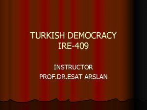 Prof dr esat arslan Prof dr esat arslan