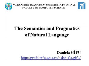 Pragmatic definition in linguistics