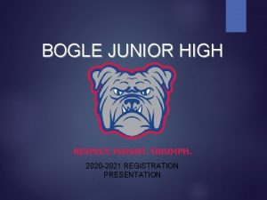 Bogle junior high calendar