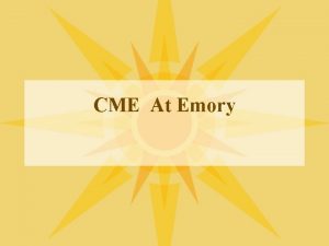 Emory cme