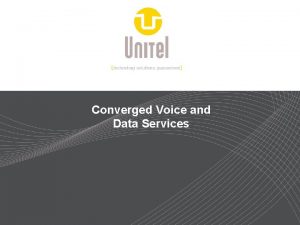 Converged Voice and Data Services profiles via web