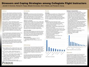 Stressors and Coping Strategies among Collegiate Flight Instructors