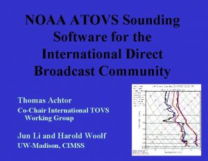 NOAA ATOVS Sounding Software for the International Direct