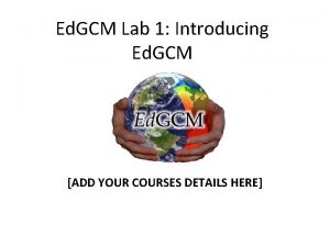 Gcm lab