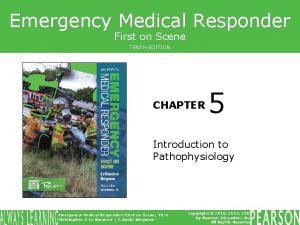Emergency medical responder first on scene 10th edition