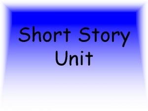 Quia story elements Quia story elements