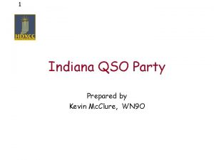 Indiana qso party