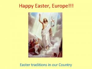 Happy easter traditions