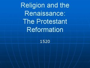 Protestant religion