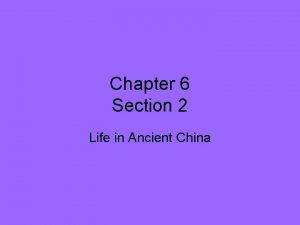 Aristocrats in ancient china