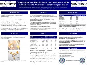 Complication and PostSurgical Infection Rate in AMSs Inflatable