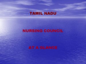 Tamilnadu nursing council registration status