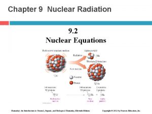 Chapter 9 Nuclear Radiation 1 9 2 Nuclear