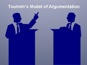 Toulmins argumentationsmodel