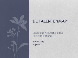 Talentenmap