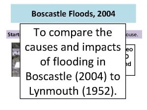Boscastle flood 2004 causes