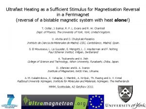 Ultrafast Heating as a Sufficient Stimulus for Magnetisation