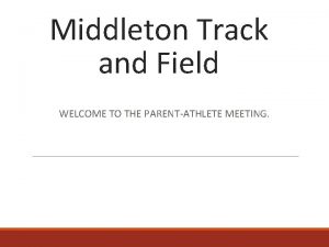 Middleton high school track and field