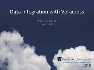 Veracross api