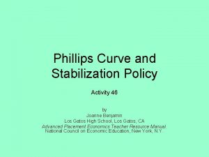 Aw phillips curve